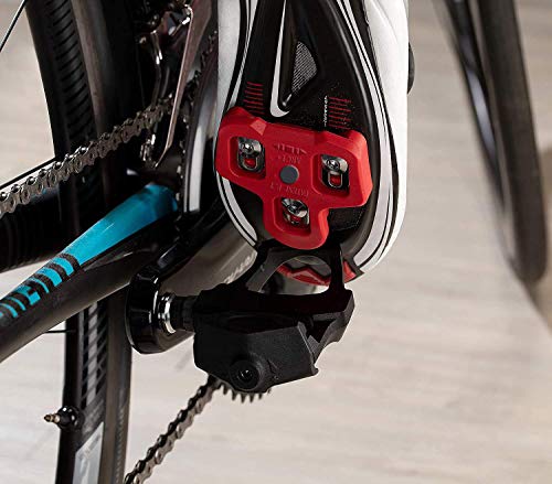 Bike Cleats Compatible with Look Delta (9 Degree Float) Cleat Set for Indoor Cycling & Outdoor Road Bike Bicycle Designed for Women and Men Clipless Spinning and Cycle Shoes