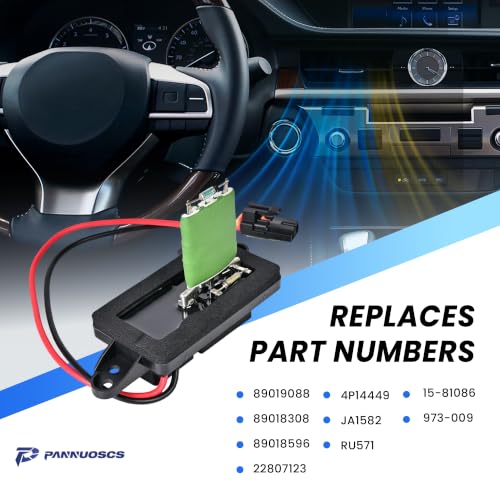 Image of PANNUOSCS Blower Motor Resistor 89019088 Fit for Chevy Silverado GMC Sierra
