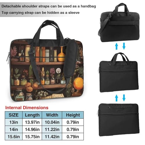 Maletín para laptop impermeable de 14 pulgadas miniatura 4