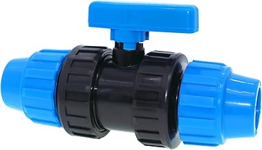 AIMEKE Raccord Tuyau 25mm Raccord pe Plastique Raccords pour Tuyaux en Polyéthylène de 25 mm Raccords de Tuyau D’eau- Bleu