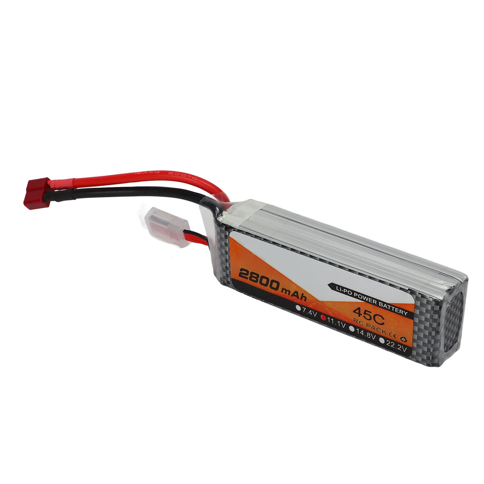 aqxreight Tasso di Scarica 45C 2800mAh Batteria Lipo Design Durevole per