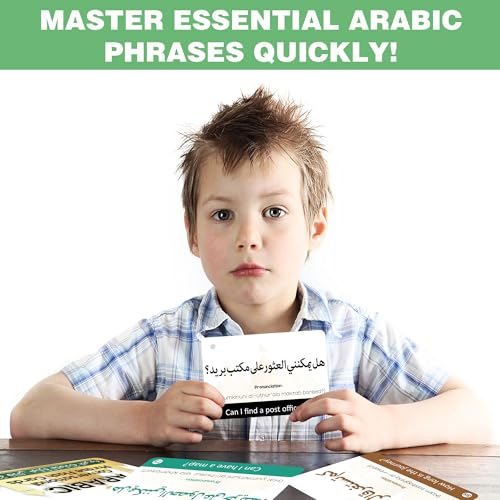 Arabic Flash Cards 50% Off - Learn Conversational Phrases