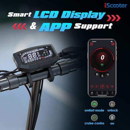 iScooter iX3/iX4 Electric Scooter, 10″ Off Road Tires, 800W
