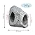 FuninCrea Fish Tank Decoration Accessories, Aquarium Decor Rock Caves Fighting Fish House Hide Place Tunnels Ceramic Aquarium Ornament for Shrimp Cichlid Masking and Breeding (Square)