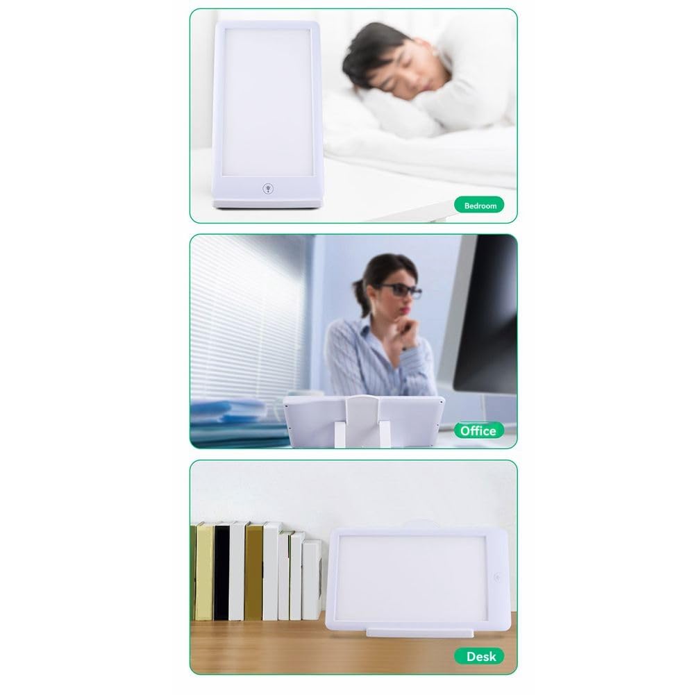 SAD-Behandlung Sonnenlichtlampe 6500K Farbtemperatur 32000LUX LED Helles Lichttherapielicht EU STECKER