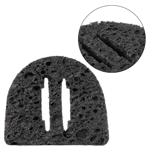 Image of Cleaning Solder Sponge 50x60x10mm for Soldering Rework Station Iron Tips Cleaner Half Round Black 20pcs