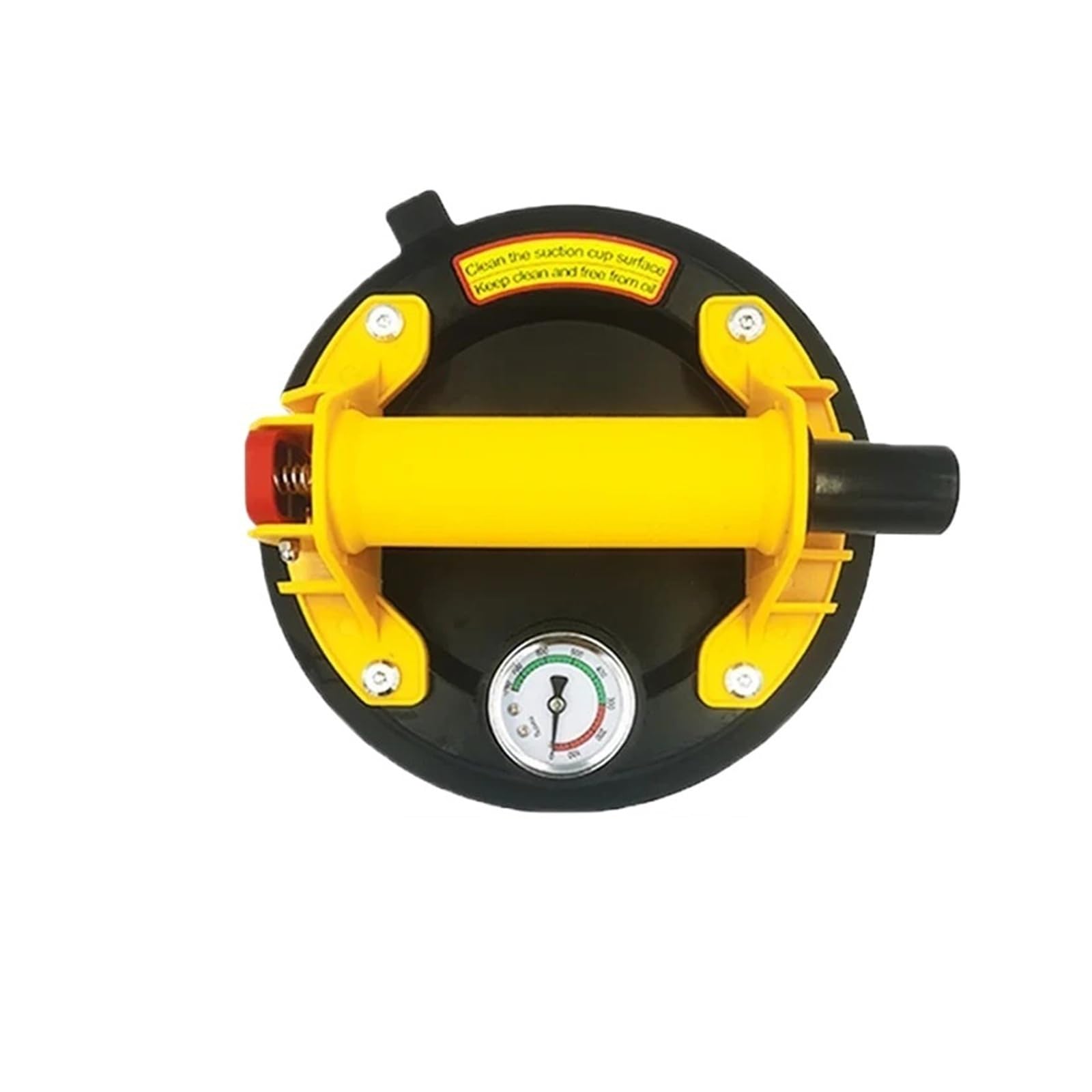 Leprem Giallo 2Pcs 8 Inch Vacuum Suction Cup 250Kg Air Pump Ventosas Para Vidrio Heavy Duty Lifter(Giallo)