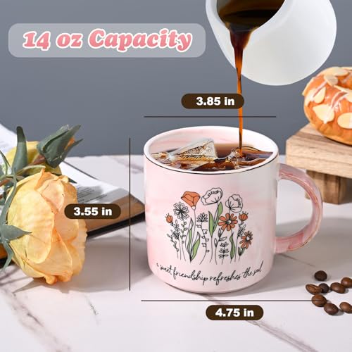 Christian-Gifts-for-Women-Friendship-Gifts-for-Women-Friends-Coffee-Mugs-for-Women-Best-FriendInspirational-Scripture-Friends-Coffee-Mug-14-oz-with-Bible-VerseA-Sweet-Friendship-Refreshes-the-Soul