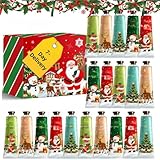 Handcreme Set Kleine Weihnachtsgeschenke für Frauen,20 Mini Handcremes Geschenkset Pflegendes Handcreme für Trockene Rissige Hände Fuß- Kleine Geschenk für Frauen, Kollegin, Freundin, Weihnachten