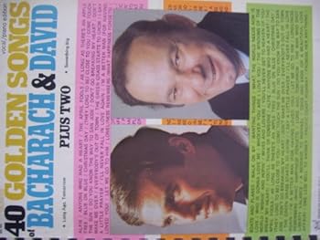 Spiral-bound 40 Golden Songs of Bacharach & David (Plus Two) Book