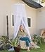 Luxury Mosquito Net Bed Canopy, Ultra Large: for Single To King Size, Quick Easy Installation, Finest Holes: Mesh 380, Curtain Netting, 2 Entries, Storage Bag, No Chemicals Added, 500