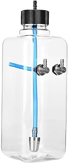 Jarchii RC Fuel Tank, 260-1500ml 4.5mm Inlet 5mm Outlet Transparent Plastic Fuel Tank Toy Model Accessory Parts for 15-200CC Remote Control Airplane (500ml)