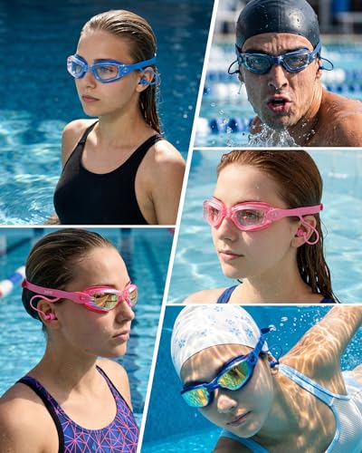 Image of Aegend Swim Goggles, Swimming Goggles No Leaking Full Protection Adult Men Women Youth