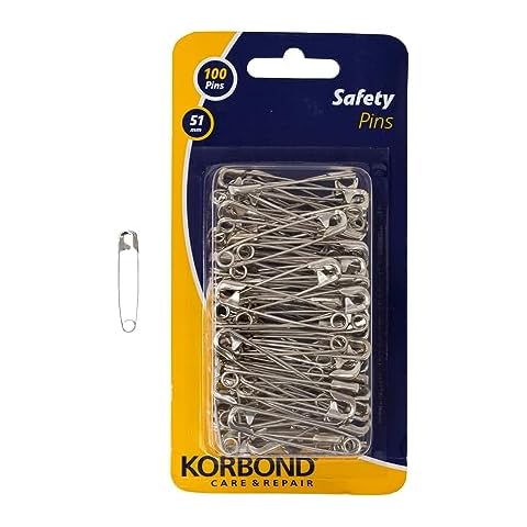 KORBOND Safety Pins, 51mm Alloy Steel Pack Cover