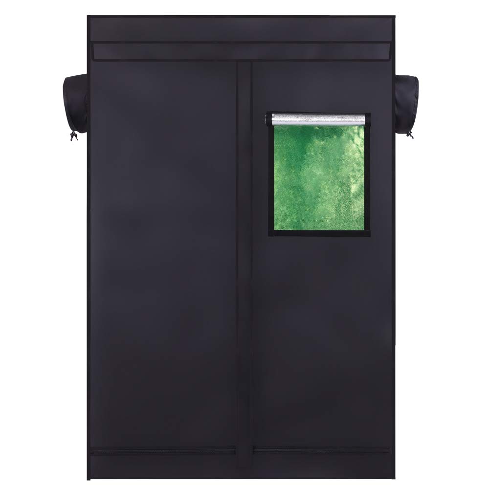 Hydroponic Grow Tent with Observation Window for Indoor Plant Growing Gardening and Germination 47 24 x 23 62