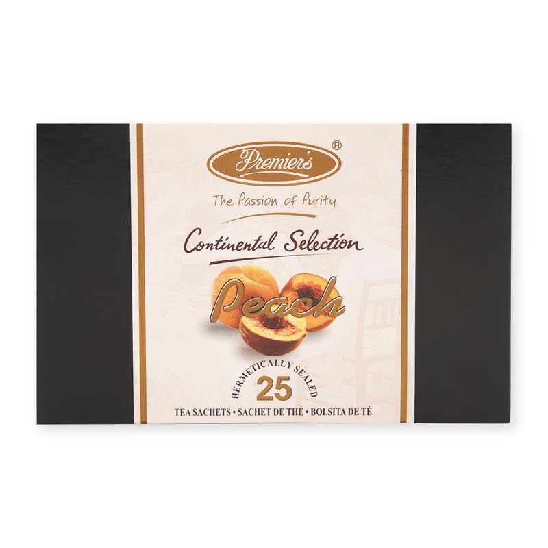 Té negro sabor durazno 25 saquitos miniatura 7