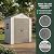 Compact Outdoor Storage Shed, 6x4 ft Resin Shed with Floor & Window, Weather Resistant Garden Tool House for Backyard Patio, Small Lockable Plastic Storage Unit for Lawn Mower, Bike