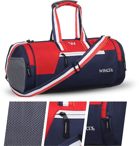 Wincey 20 L Hand Duffel Bag - Cross Training-Blue, Red