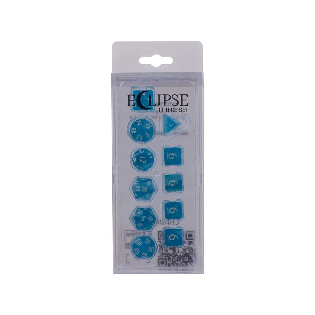 Ultra Pro E-15563 RPG - Set di dadi a forma di dado, colore: Blu