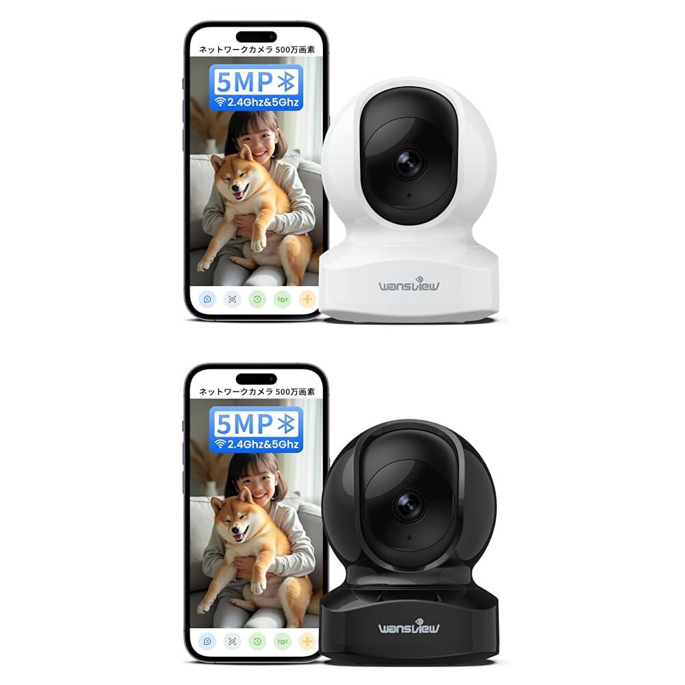 Amazon.co.jp: Wansview【2025年モデル500万画素】Q5ネットワーク