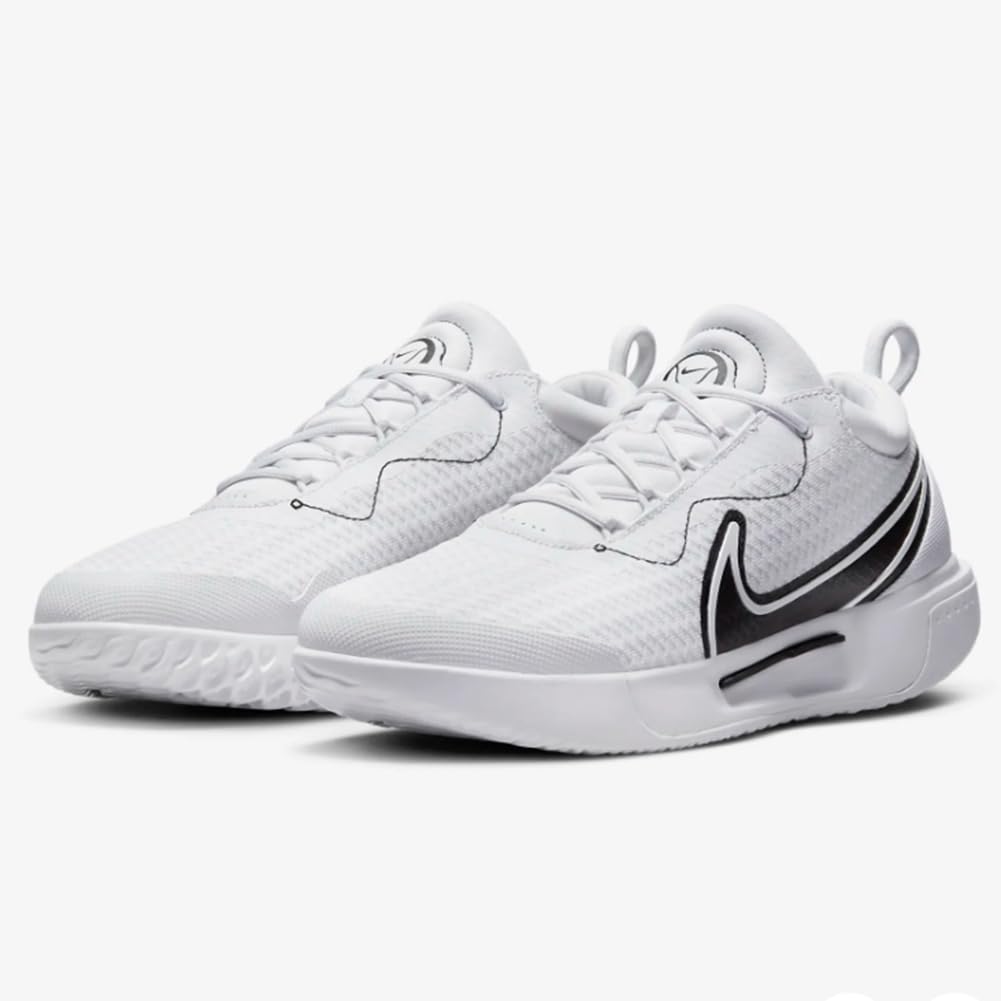 NikeCourt Zoom Pro Men's Hard Court Tennis Shoes (DV3278-102,White/Black) Size 9
