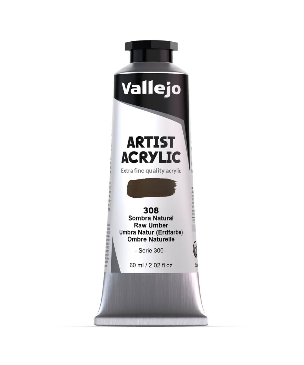 Vallejo Acrylic Artist Color 16308 Raw Umber (60ml)