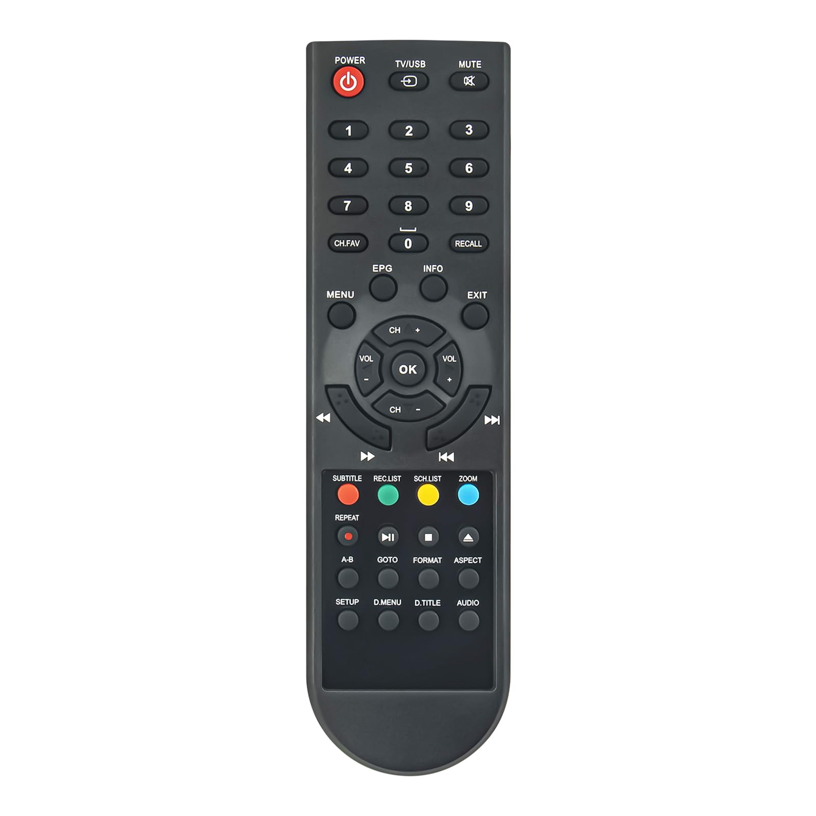 VINABTY New HDB850 Remote Control Replacement fit for ﻿TEAC Set Top Box HDB850 HDB850REMO HDB-850 HDR9650TS HDR-9650TS 71280054E01 Remote Controller