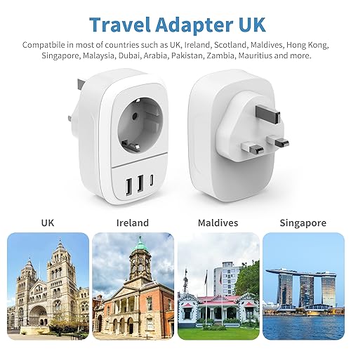 Kethant-Adaptador-Enchufe-UK-Adaptador-Enchufe-Ingles-a-Espanol-con-2-USB-y-1-Tipo-C-Adaptador-para-Escocia-Irlanda-Reino-Unido-Maldivas-Britanico-Dubai-Singapur-Tipo-G