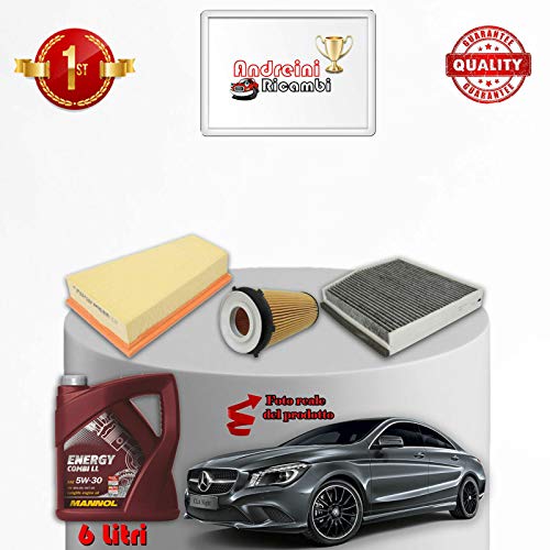 Kit tagliando filtri e olio cla 180 90kw 122cv dal...