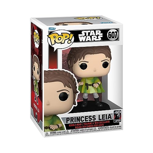 Funko POP! Star Wars: RotJ 40th, Leia, (BH), Collectable Vinyl Figure, Gift Idea, Official Merchandise