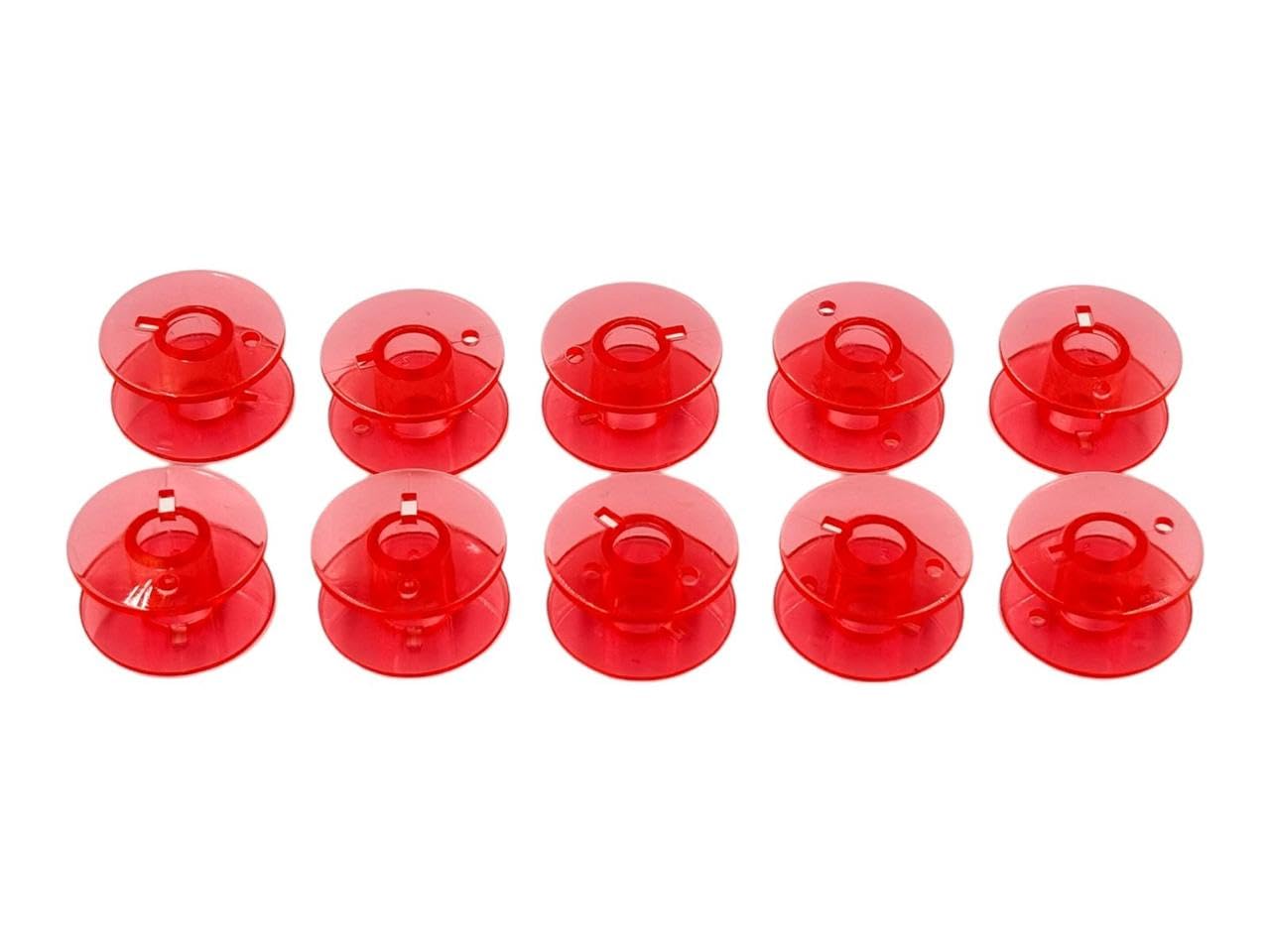 Zenith Pink+Black (10+10) Imported Plastic Bobbins for All Domestic Automatic and Manual Sewing Machines.Suitable for Models Like Singer, Usha Janome, Brother, Rajesh. — Amazon image 5