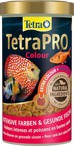 Tetra Pro Colour Multi-Crisps - Premium Fischfutter mit Farbkonzentrat für schöne, farbenprächtige Fische, 500 ml Dose