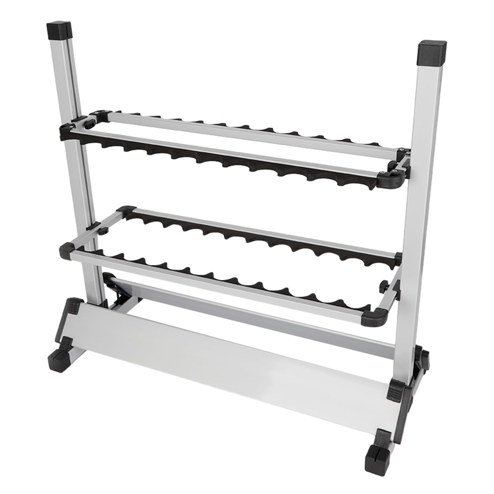 Supporto verticale per canne da pesca, in alluminio, design regolabile in altezza, 24, porta canna da pesca, portatile, adatto per canne da pesca, categoria