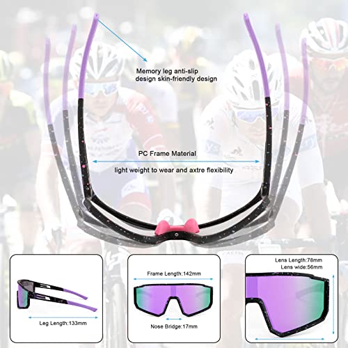 Karsaer Visison Polarized Cycling Riding Glasses Sports Sunglasses Men Women for Moutain Baseball MTB Bicycle3