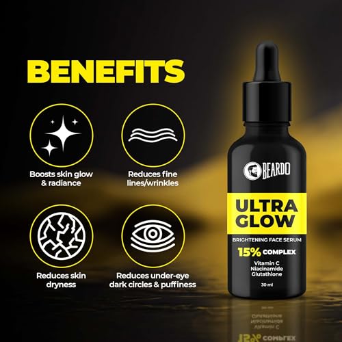 Image of Beardo Alpha Glow Up Kit for Men - Bodywash, Face Serum & Facewash | Brightening, Nourishing & Hydrating Skincare Combo | Deep Cleanse & Glow | Suitable for All Skin Types - Pack of 3
