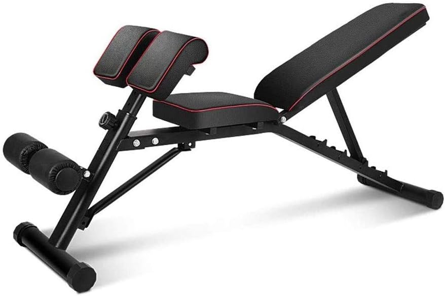 Fitness Chair, Weight Bench for Full Body Upright, Incline, Decline,Multifunctional Fitness Chair Home Supine Board Indoor Fitness Equipment, Lifting for Body Workout Home Gym Fitn