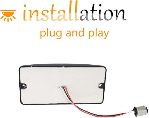 Miniatura 5 de Lente ahumada óptica 3D para 1969 1970 1971 1972 1973 1974 1975 1976 1977 Ford Bronco Truck Front Corner Turn Signal secuencial luces de