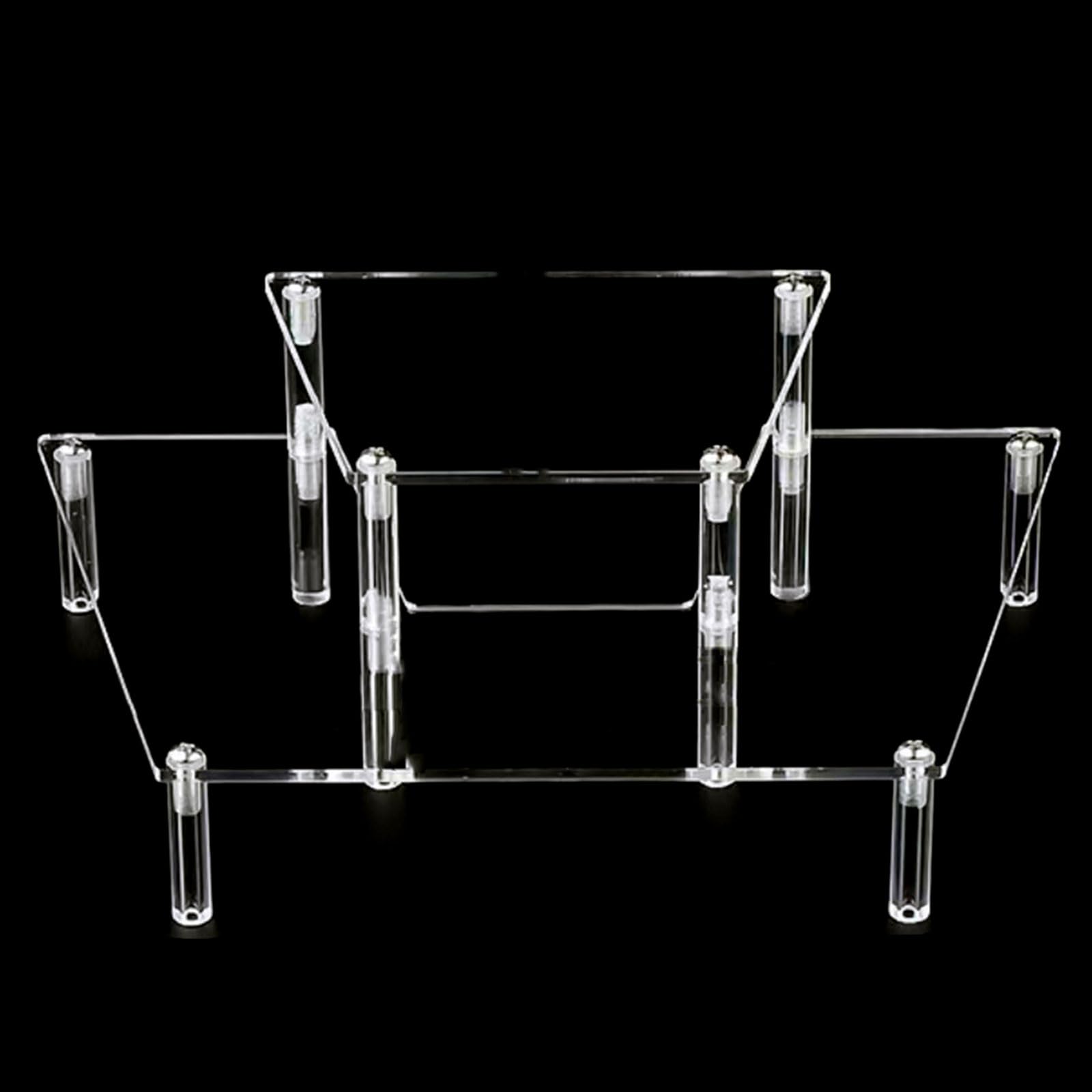 Ywmsfl Space Saving Multi Layer Acrylic Shelf For Home And Event Display Cupcakes Stand Multi Purpose Dessert Storage Rack