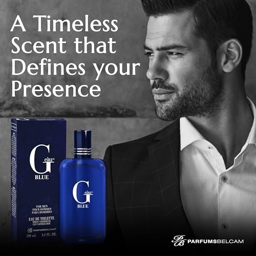 pb parfumsbelcam g eau blue eau de toilette spray  mens cologne long-lasting summer fragrance for men and teen boys perfume para hombre  34 fl oz  fresh blue scent