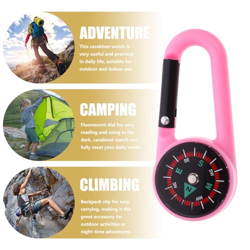 Set de 10 brújulas carabinera DOITOOL para camping miniatura 3