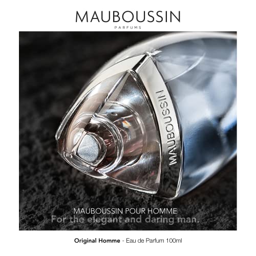 Mauboussin - Original Homme 100ml (3.3 Fl Oz) - Eau de Parfum for Men - Woody & Aromatic Scents - Image 3