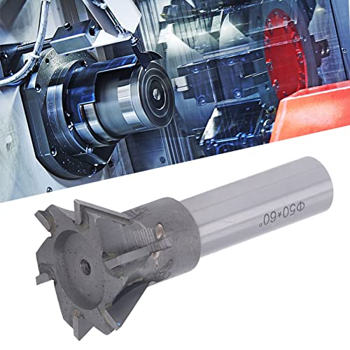 Image of Dovetail Cutter, 60 Degree Quenching Cemented Carbide Universal Handle High Temperature Resistance End Mill Smooth Chip Evacuation Efficient Flexible Dovetail Cutter Milling for Non Ferrous Metals