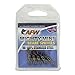 American Fishing Wire Mighty Mini Crane Swivels (100-Percent Stainless Steel), Black Color, Size 14, 78 Pound Test, 10-Pieces
