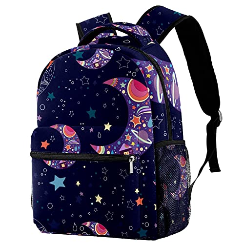 Sac à dos grue blanche multicolore pour homme et femme voyage