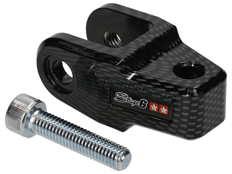 RIALZO AMMORTIZZATORE RISER 40MM OMOLOGATO CARBON LOOK COMPATIBILE CON MINARELLI STAGE6