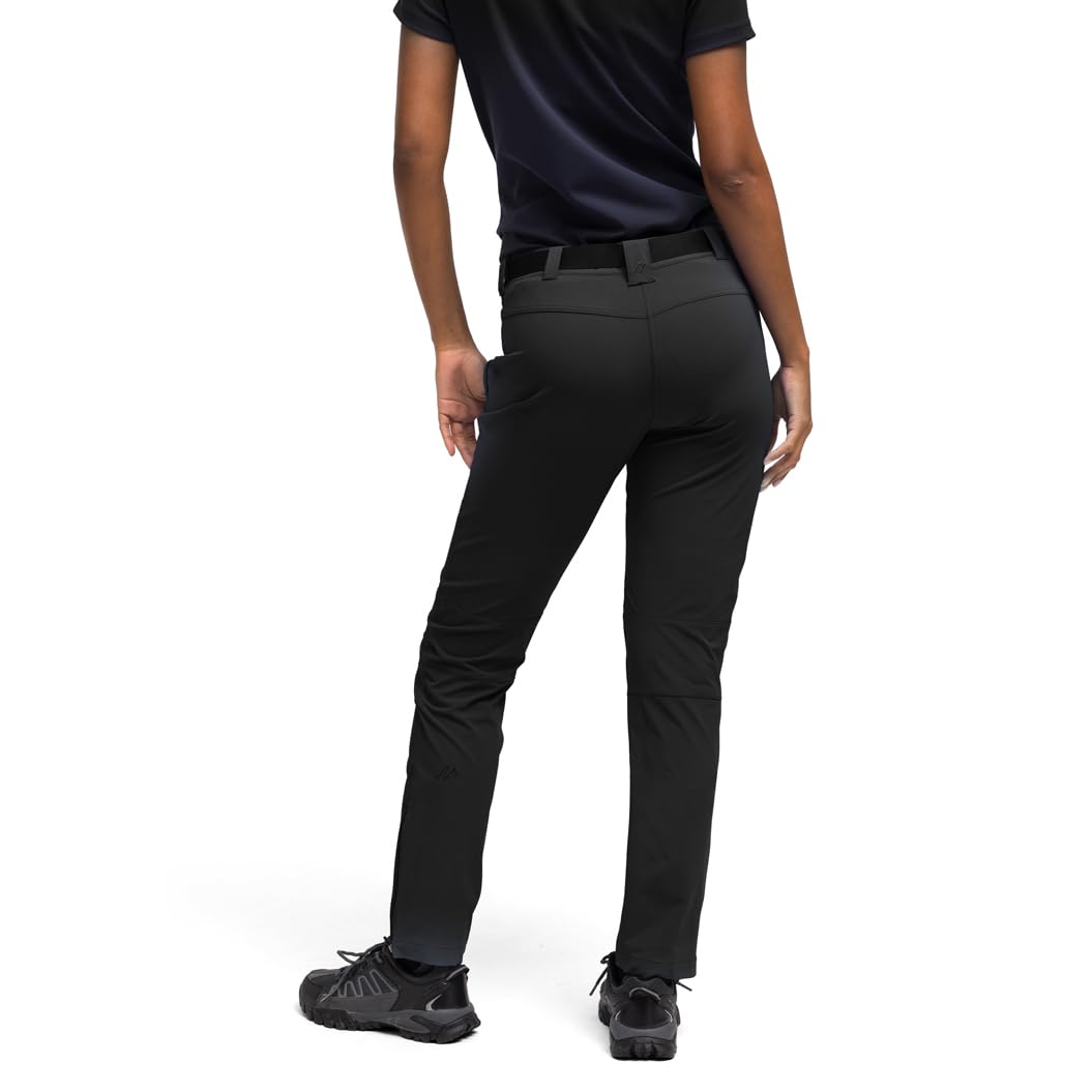 Maier Sports Inara Slim Zip, Damen Wanderhose, Wasserabweisende Hose für Trekking und Hiking, Enganliegender Schnitt, Zipp-Off-Funktion, PFC-frei, mSTRETCH pro 4 & Dryprotec