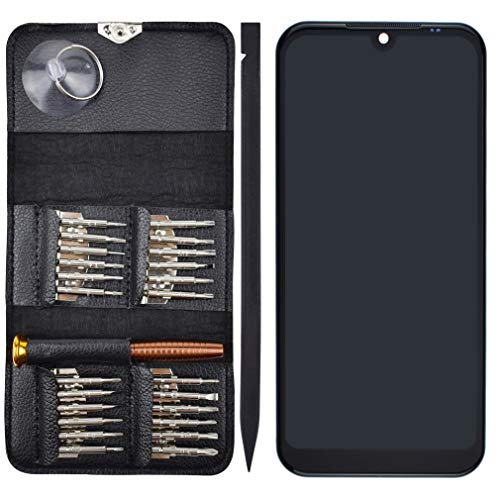 Image of LM-K300Q LCD Screen Touch Digitizer Glass with Screen Frame Replacement for LG K31 LMK300 Black