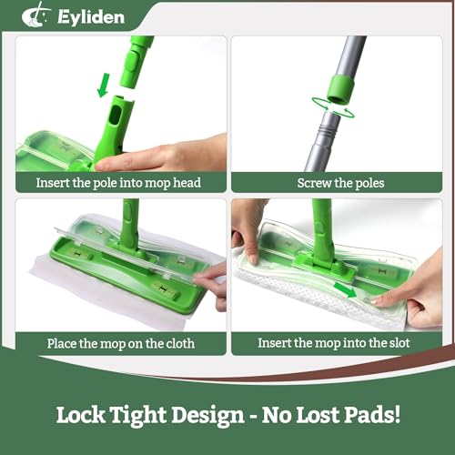 Eyliden Sweeper Mop with 36 Refills - image 8