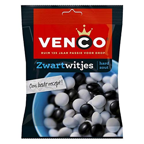 Black & White Zwartwitjes Dutch Licorice Candy 240G