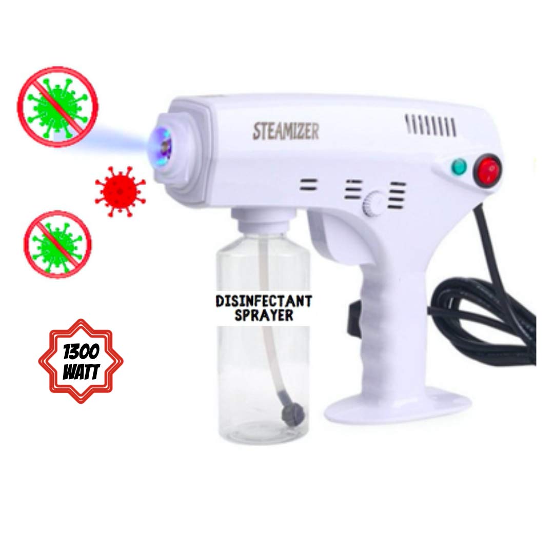 Sprayer Gun Fogger Spray Fog Tool Nano Atomizer Machine Atomized 260ml Portable Fogging Disinfection Sprayer For Home Business Shops Office Car Auto Body Shop Workshops Clothing Stores Warehouse Sprayers Patio Lawn